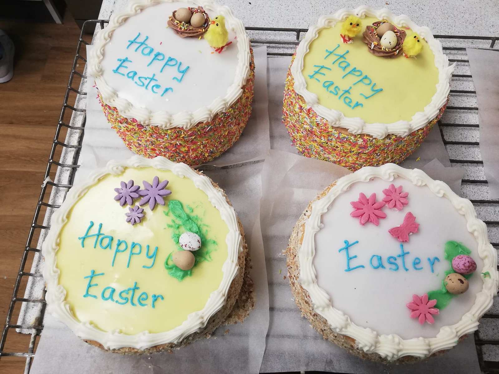 Easter celebration cakes from Ellis Bakery