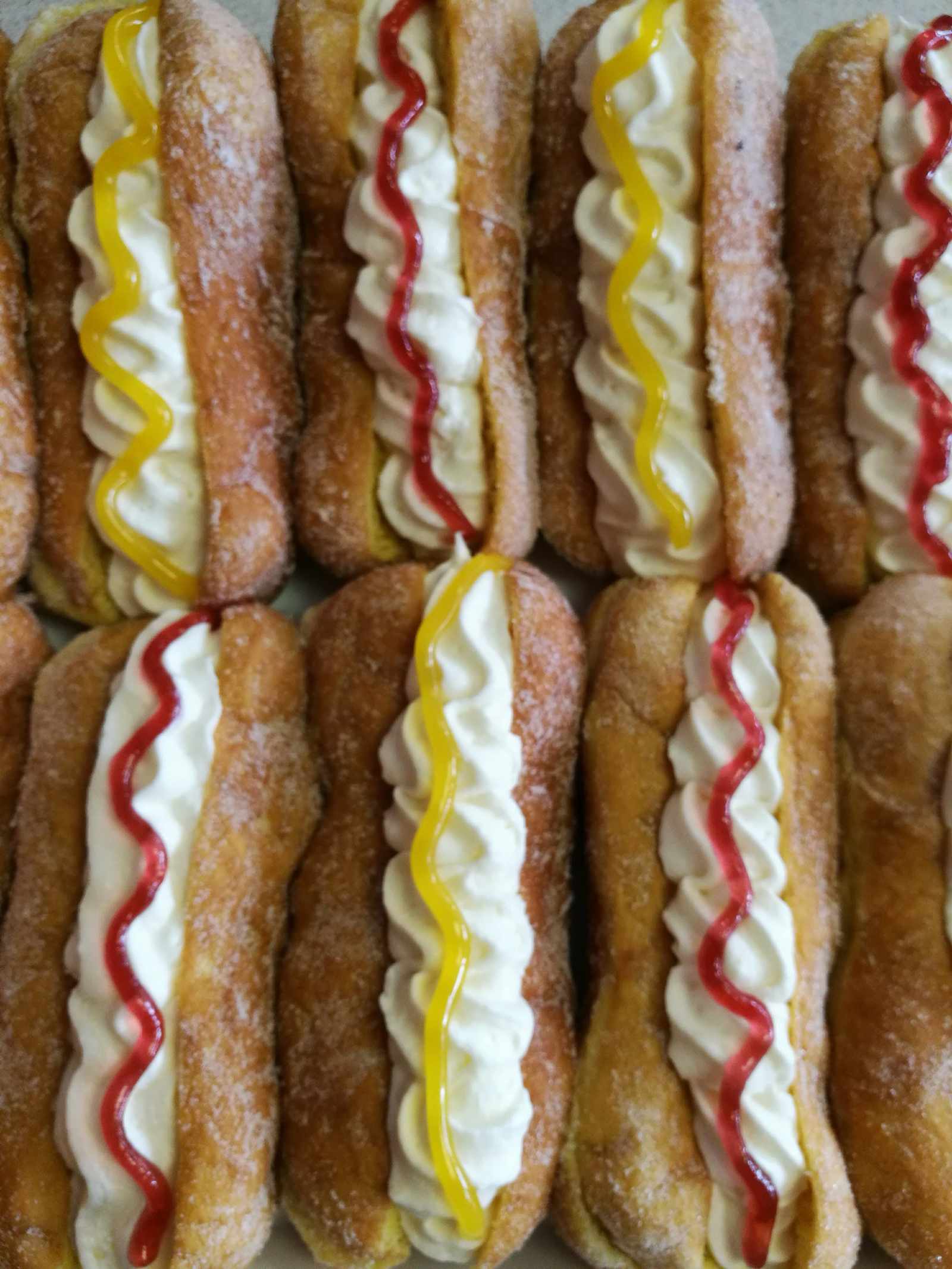 Freshly prepared bakery items